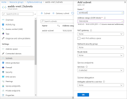 Tutorial Configure Virtual Networking For Azure Ad Domain Services Microsoft Docs