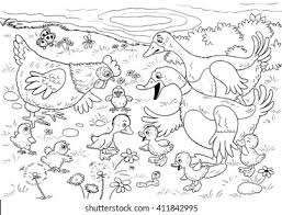 Ugly duckling the three little pigs goldilocks sleeping beauty and more fairy tale coloring pictures and sheets. Ugly Duckling Fairy Tale Illustration Children Stock Illustration 411842995