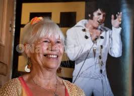 39532869-Madeleine Wilson the President of the UK Elvis Gospel Fan Club,  Bridlington. . 7th August 2022