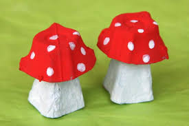 Des cocottes berlingots pour pâques. Champignons Tout Rouges Cabane A Idees