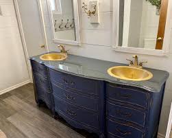 Do you think bathroom vanities made from old dressers appears to be like nice? This Vintage Dresser That We Made Into A Bathroom Vanity Mildlyinteresting
