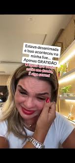 Live de domingo, o apoio para eu nao desanimar e desistir é algo  MARAVILHOSO, obrigada !