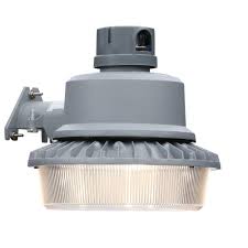 Compare click to add item patriot lighting® post light replacement black cross arm and ball to the compare list. Lithonia Lighting Olal2 Gray Outdoor Integrated Led 4000k Area Light With Dusk To Dawn Photocell Olal2 Led P1 40k 120 Per Dna Hp17 M4 The Home Depot