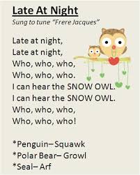 Late At Night Song Featuring Polar Animals My Preschool Class Loves It Great For Winter T Polar Animals Preschool Arctic Animals Preschool Preschool Songs
