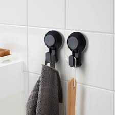 Return this item for free. Tisken Hook With Suction Cup Black Ikea