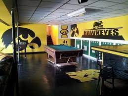 Basement Idea 1 Iowa Hawkeyes Man Cave Home Bar Boy Sports Bedroom Home Remodeling