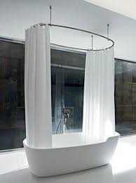 Barra bastone tubo asta reggitenda telaio vasca da bagno 80x170cm bianco. Bathtub Rail Modern Shower Curtains Bathroom Decor Colors Bathtub