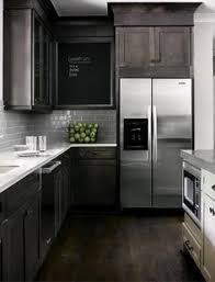 While material and cabinet door style 7 Best Dark Cabinets And Dark Floors Ideas Kitchen Remodel Kitchen Design New Kitchen