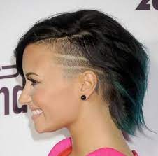Best Hair Short Demi Lovato Shaved Sides 56 Ideas Half Shaved Hair Short Hair Styles Demi Lovato Hair