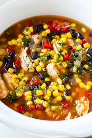 Made mostly of canned ingredients, this tasty soup lets the slow cooker do the work so you don't have to! Slow Cooker Chicken Tortilla Soup Dinner At The Zoo