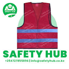 Red reflective Vests (ANSI Class 1 120 gsm ) - Safety Hub Enterprises | Trusted PPEs Provider | 0111056220