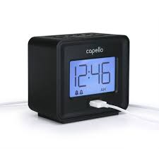 Blue digital clock display with set of retro electronic numbers isolated on white. Blue Alarm Clocks Digital Clocks Target