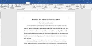 Preparing Your Manuscript For Ebook Or Print Book Cave