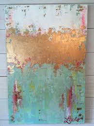 Vert Et Bleu De Peinture Abstraite Original Abstract Art Painting Abstract Painting Art Painting