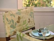 Lopez's board diy outdoor cushions no sew on pinterest. How To Sew Chair Covers Hgtv