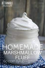 Homemade Marshmallow Fluff Recipe With Natural Ingredients No Corn Syrup Non Gmo Use It In Holiday Fudge Re Fluff Recipe Fudge Recipes Holiday Fudge Recipes