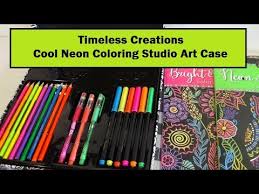 See more ideas about creation coloring pages, coloring pages, bible finished sample of creation poster/pocket chart. Timeless Creations Cool Neon Coloring Studio Art Case Youtube