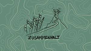 Here are 3 possible meanings. Virtuelle Teamubung Teil 5 Zusammenhalt Berg Macher