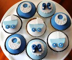 Shugar Deli Boutique Para Eventos En Mexico D F Baby Shower Cupcakes For Boy Baby Shower Cupcake Cake Baby Boy Cupcakes