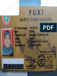 Jika belum memiliki kartu pgri maka dengan cara registrasi pada website pgri online tersebut anda bisa daftar pgri online merupakan salah satu cara untuk mendapatkan kartu keanggotaan pgri. Kartu Anggota Pgri