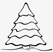Draw two more layers below. Christmas Tree Clipart Drawing Simple Christmas Tree Free Transparent Png Download Pngkey