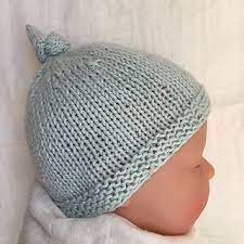 Instant download crochet patterns and knitting patterns. Ravelry Baby Hat With Top Knot Tegan Pattern By Julie Taylor