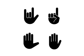 Raised Fist Emoji Glyph Icon Glyph Icon Raised Fist Glyphs