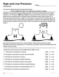 High And Low Pressure Introduction And Map Review Note This Item Is Now Part Of The Weather Pack See Earth Science Teacher Low Pressure Pressure Systems