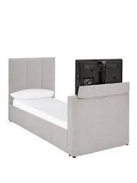 King size (5' x 6'6). Parker Fabric Manual Tv Bed Fits Up To 32 Inch Tv Very Co Uk