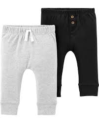 2 Pack Cotton Pants Carters Com