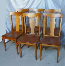 Set up the home office with beautiful oak furniture that is elegant and smooth. Bargain John S Antiques Set Of Six Antique Oak Chairs T Back Style With Solid Seats Bargain John S Antiques