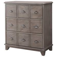 Displaying an american style of furniture, the cabinet can also be used for several other purposes. Threshold Gray 5 Drawers Apothecary Cabinet