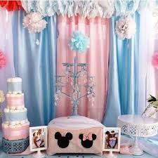 Mickey And Minnie Baby Shower Party Ideas Photo 5 Of 8 Minnie Baby Shower Mickey Baby Showers Mickey Mouse Baby Shower