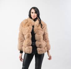 Find your next forever coat with our picks at every price point, including meghan markle's christmas wrap, here. Camel Short Fox Fur Jacket 100 Real Fur Haute Acorn