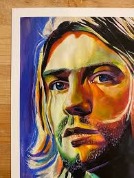 A painting I made of Kurt. Thanks for looking!