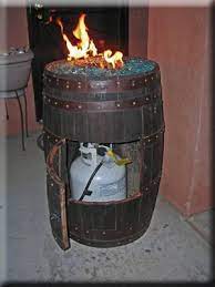 Custom propane fire table jandaproductsstudio $ 1,800.00 free shipping add to favorites rayas tabletop concrete fire bowl. Wine Barrel Fire Pit I Know Some Wine O S That Would Like That Tiffanie Lol Wine Barrel Fire Pit Barrel Fire Pit Gas Firepit