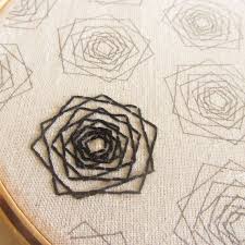 There is an incredible selection online that. Geometric Roses Embroidery Pattern Modern Floral Embroidery Hoop Art In 2021 Rose Embroidery Pattern Embroidery Hoop Art Vintage Embroidery