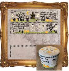 Cross stitch halloween tiny patterns. Cross Stitch Corner Tiny Modernist Inc Sleepy Hollow 2 Spooky Jamboree