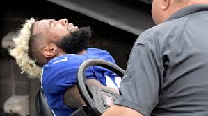 OBJ fractures ankle; Marshall, Shepard also hurt