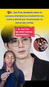 🚨BL: O ator Zee Pruk desabafa sobre os recentes rumores e difamações  envolvendo o seu nome de uma atriz e afirma que irá processar criminalmente  os perfis #zeepruk #zeeprukpanich #lulliagron #bl ...