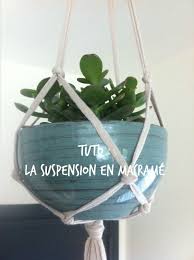 Suspension En Macrame Le Tuto Supports Pour Plantes En Macrame Bocaux Suspendu Suspension Macrame