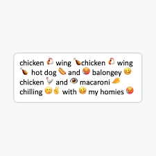 Chicken Wing Stickers Redbubble