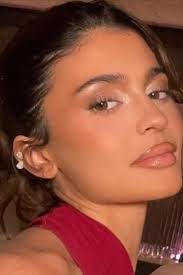 Kylie Jenner in Low Profile Pear Diamond Dangle