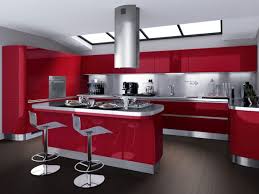 30 Modelli Di Cucine Rosse Dal Design Moderno Cucina Rossa Cucina Viola E Idee Per La Cucina
