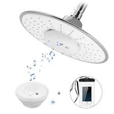 Showerhead Bluetooth Speaker Hands Free Call Shower Heads Bluetooth Shower Head Waterproof Phone