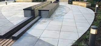 Both stamped concrete and pavers are made with concrete. Porcelain Pavers By Reading Rock