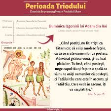 Predica la duminica izgonirii lui adam din rai. Doxologia Duminica Izgonirii Lui Adam Din Rai A Facebook