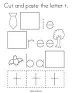 Print the pages, color and assemble into a book. Letter T Coloring Pages Twisty Noodle