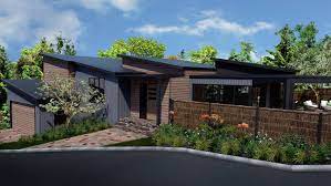 Skillion roof house plan range skillion roof plans are a crowd pleaser, the modern skillion roof / single sloping roof / is low costs to build and looks great ! Storybook Modern Skillion Roof Design House Plans 115056