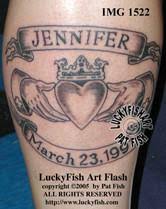 Irish tattoos come in a great variety of styles, stemming from the rich and varied artistic traditions that are part of the irish culture. Claddagh Tattoos Luckyfish Art